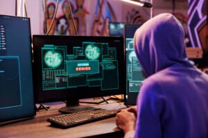 Mensaje de rescate típico de un ataque de ransomware