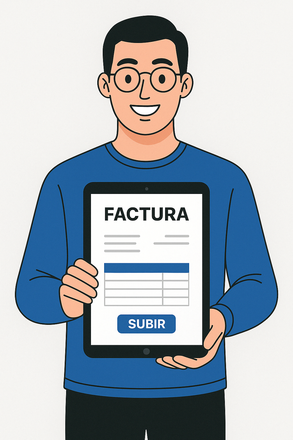 Cliente recibiendo factura digital